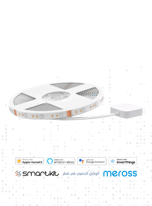 meross Smart LED Strip Lights, 16.4ft WiFi Strip Works with Apple HomeKit, Siri, Alexa, Google, and SmartThings, 16 Million Colors with App Control, RGB Strip Light for Bedroom, Christmas, Kitchen - 2