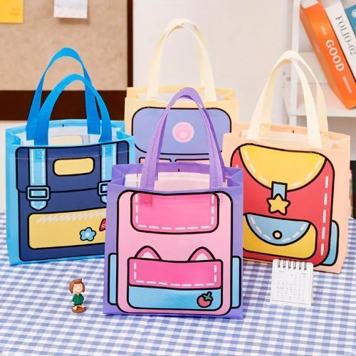 3pcs, Cartoon Cute Candy Color Series Back - 1