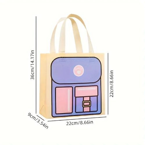 3pcs, Cartoon Cute Candy Color Series Back - 2