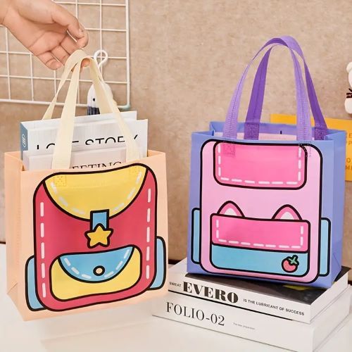 3pcs, Cartoon Cute Candy Color Series Back - 3