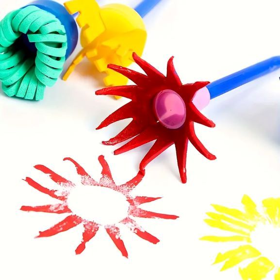 Sponge Painting Brush Art - 3