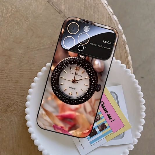 HD Patterns Imitation Glass Phone Case - 1