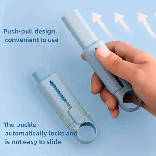 4pcs/pack Push-pull Erasers Retractable Eraser - 3