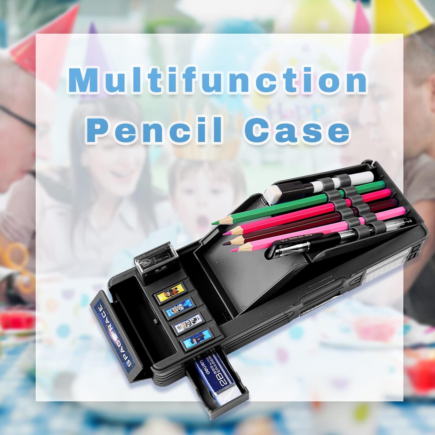 Multifunctional Pen Pencil Case - 4