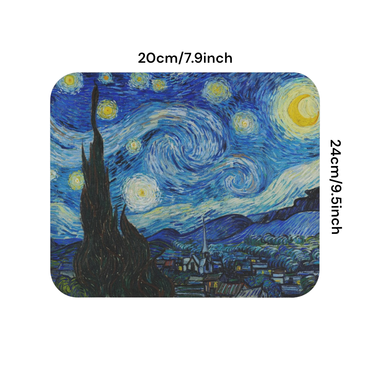 Rectangular Van Gogh Painting E-sport Mouse Pad - 4