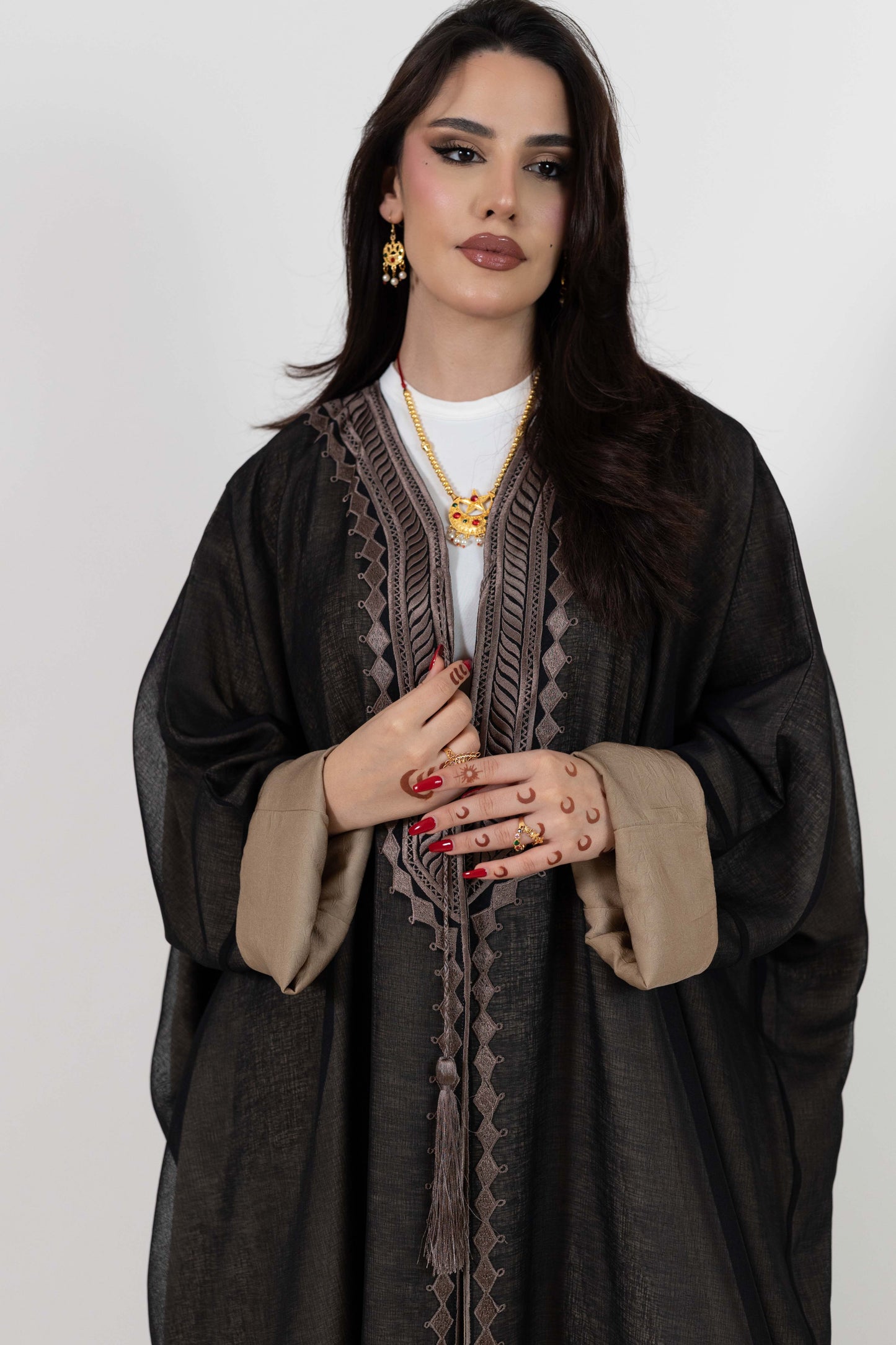 Open-Front Abaya