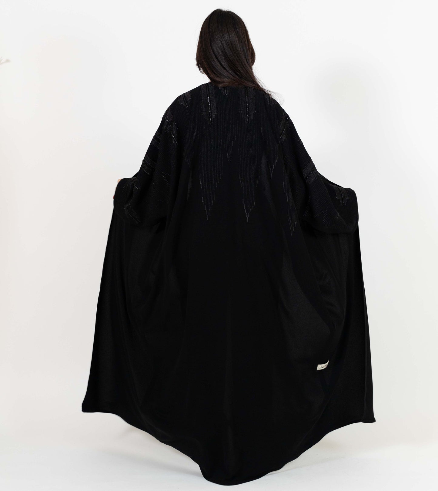 Black Beaded Abaya