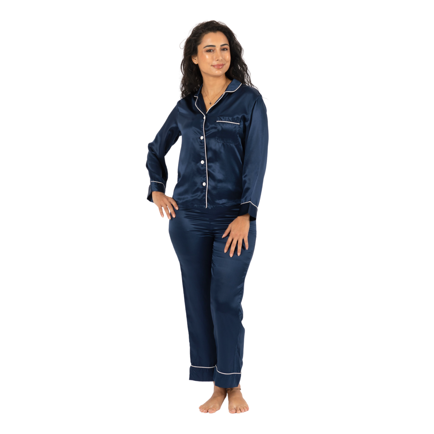 100% Pure Natural Mulberry Silk Pajamas - 2