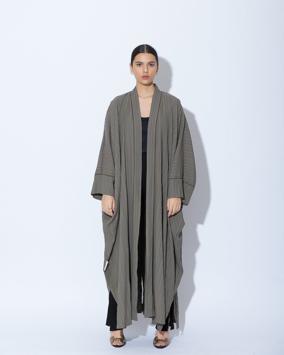 Green abaya - 3