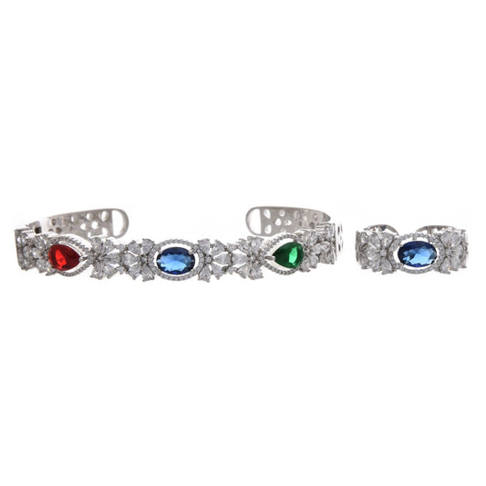 zirconia stone Silver jewellery - 1