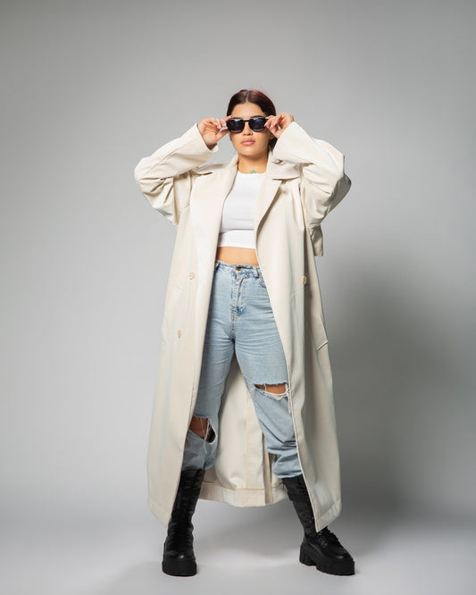 Leather trench coat (limited edition) - 1