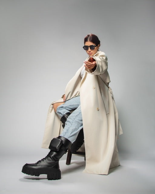Leather trench coat (limited edition) - 2