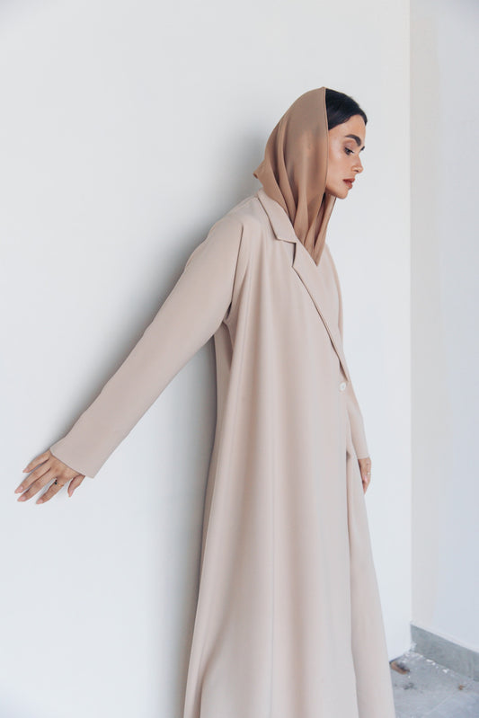 Beige abaya - 2