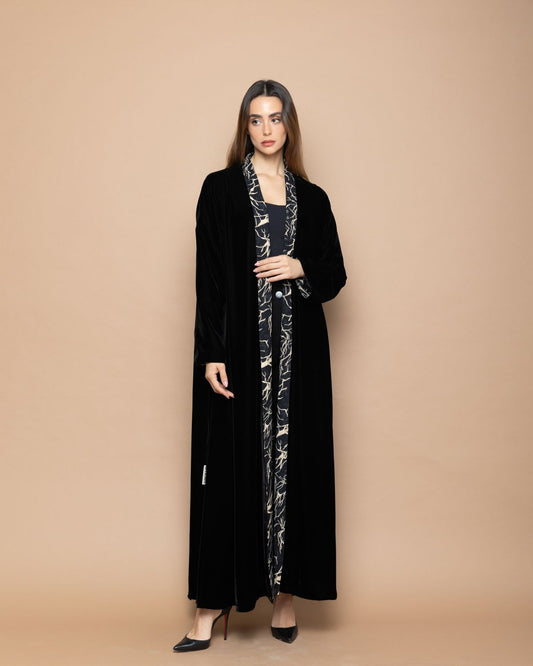 Abaya Velvet Double face - 1