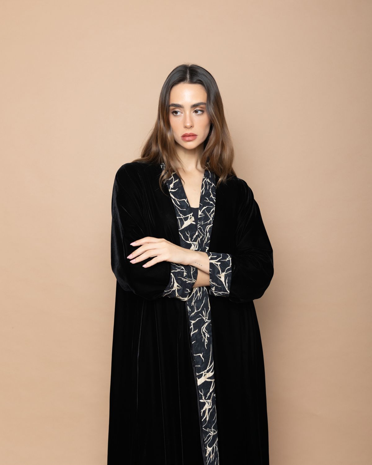 Abaya Velvet Double face - 6