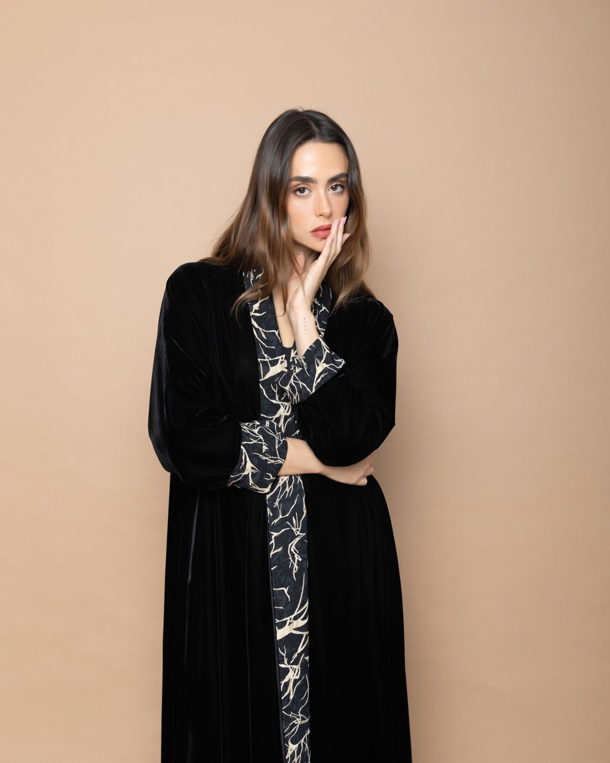Abaya Velvet Double face - 7