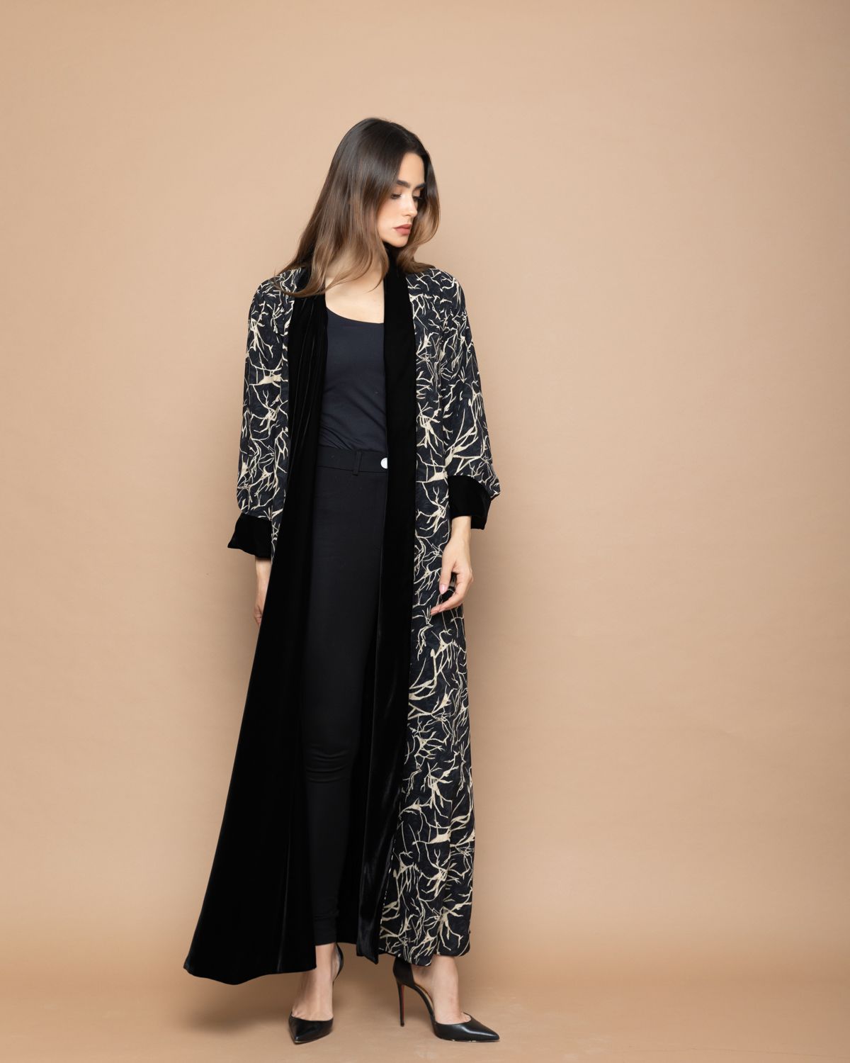 Abaya Velvet Double face - 10