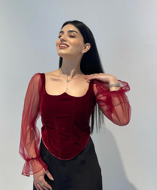 Velvet corset - 1