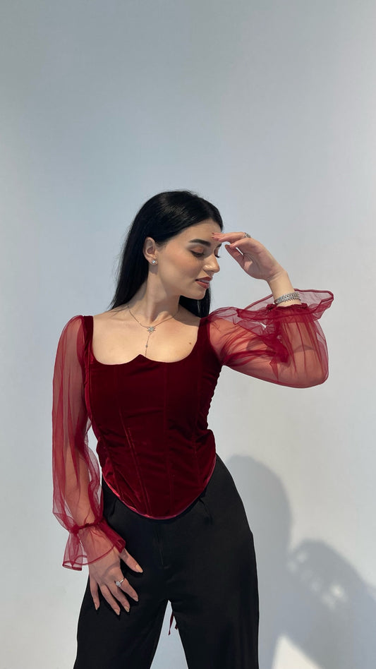 Velvet corset - 2