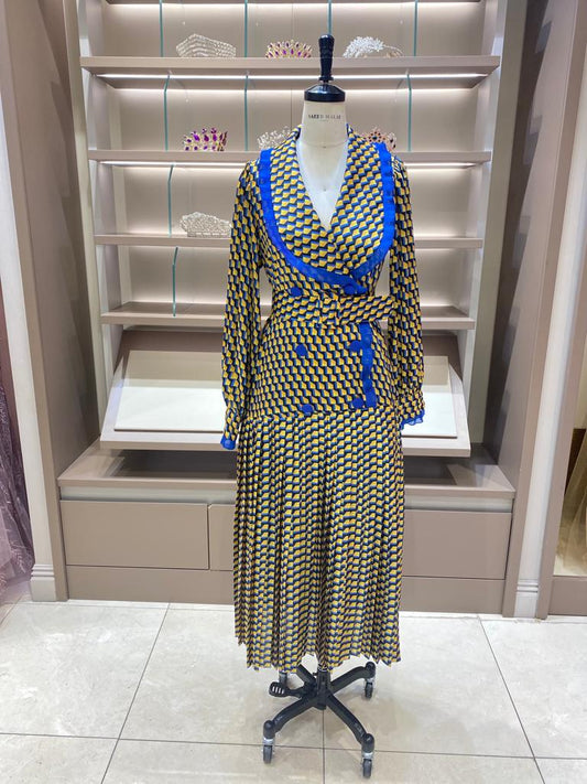 Unique print dress