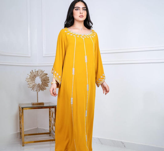 Beautiful yellow jalabya