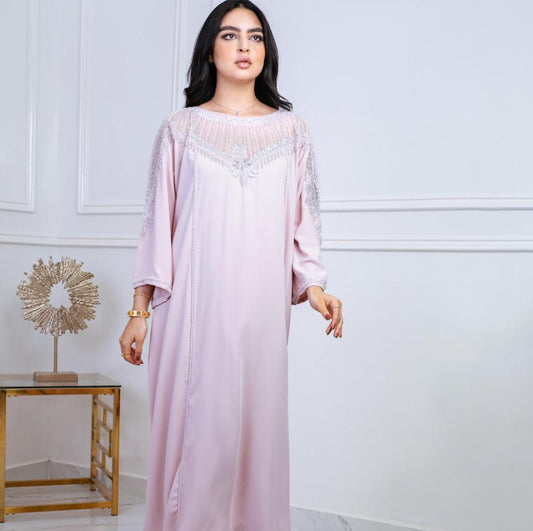Soft pink jalabya