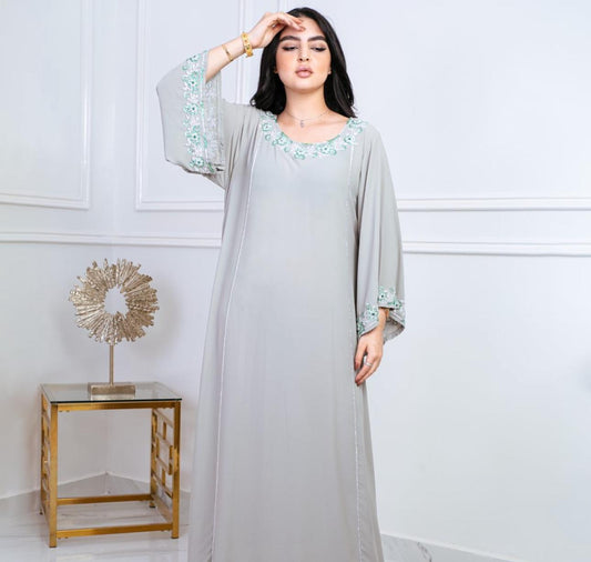 Elegant gray jalabya