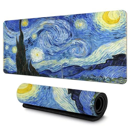 Van Gogh Starry Night Mouse Pad - 1