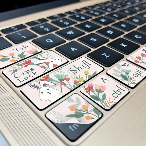 Laptop Partial Keyboard Skin Stickers - 1