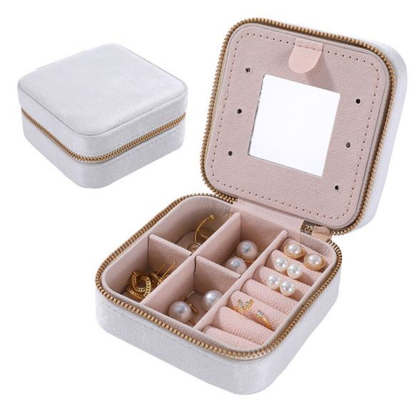 Minimalist Mini Square Jewelry Box - 1