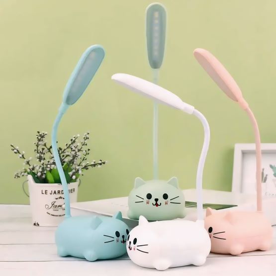 Adjustable Table Lamp Cartoon Cute Cat - 2