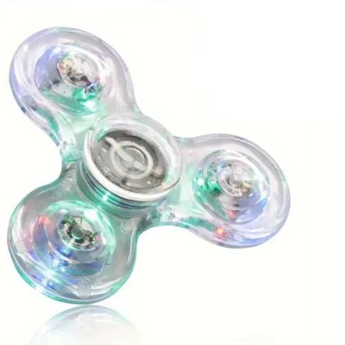 Lighted Transparent Fidget Spinner - 1