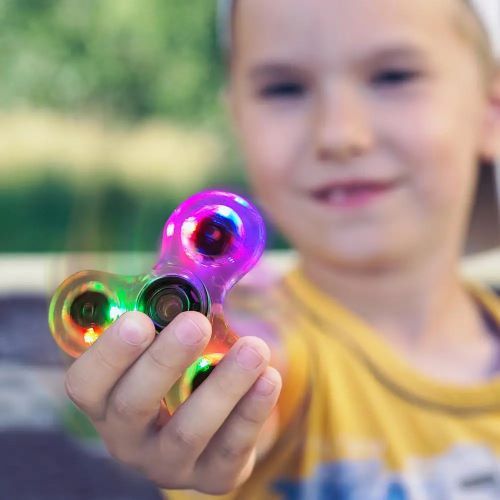 Lighted Transparent Fidget Spinner - 2