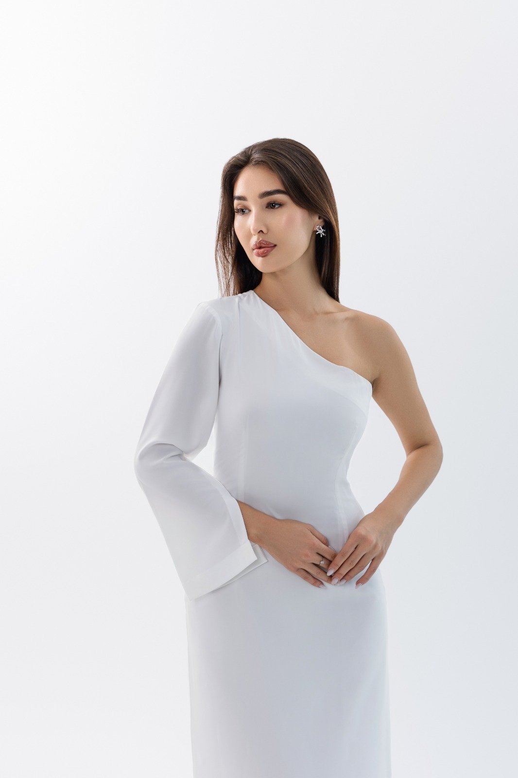 One Shoulder Evening Dress - 2