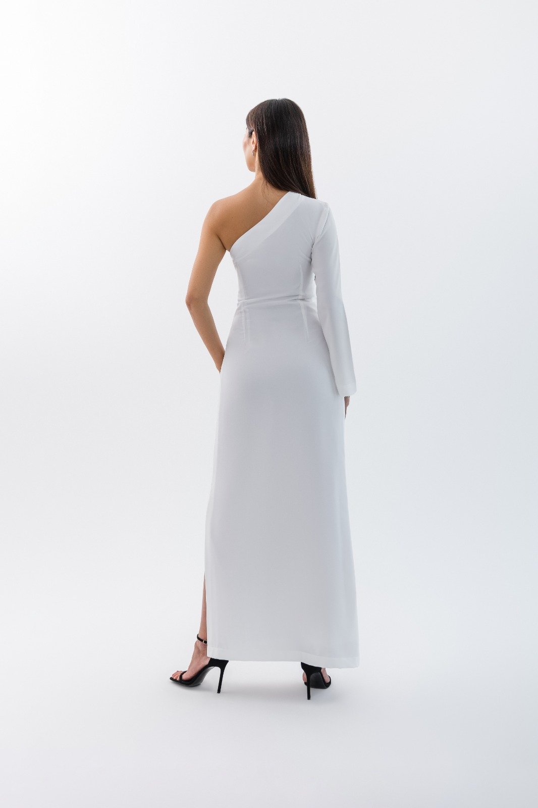 One Shoulder Evening Dress - 4