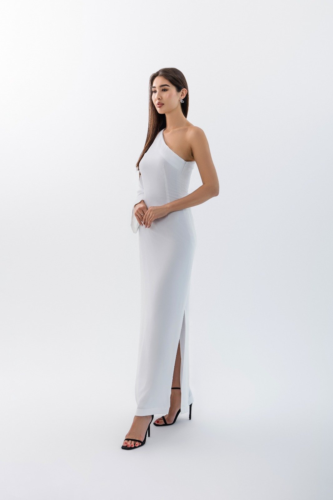 One Shoulder Evening Dress - 3