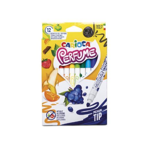 Carioca Scented Felt Tip Pens 12 Pcs - 1