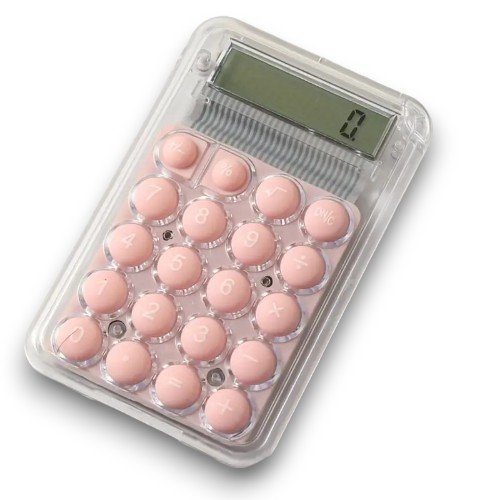 Mini Cute Calculator 6-color Pocket Calculator 8-digit - 1