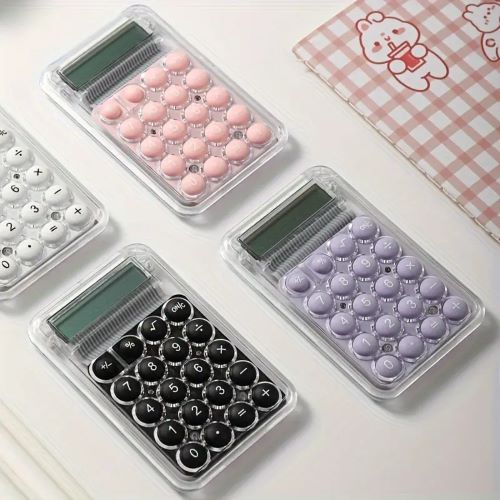 Mini Cute Calculator 6-color Pocket Calculator 8-digit - 3