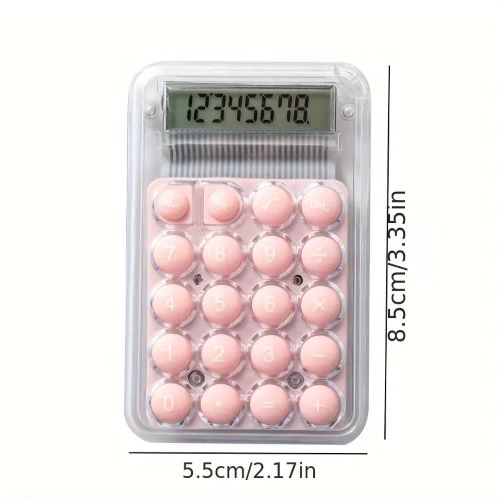 Mini Cute Calculator 6-color Pocket Calculator 8-digit - 4