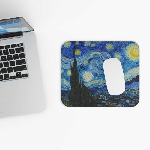 Rectangular Van Gogh Painting E-sport Mouse Pad - 2