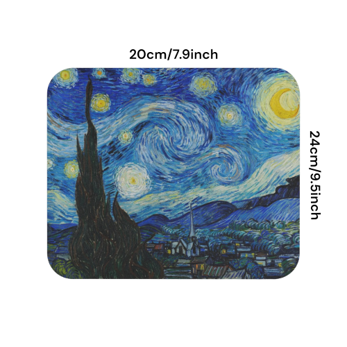 Rectangular Van Gogh Painting E-sport Mouse Pad - 3