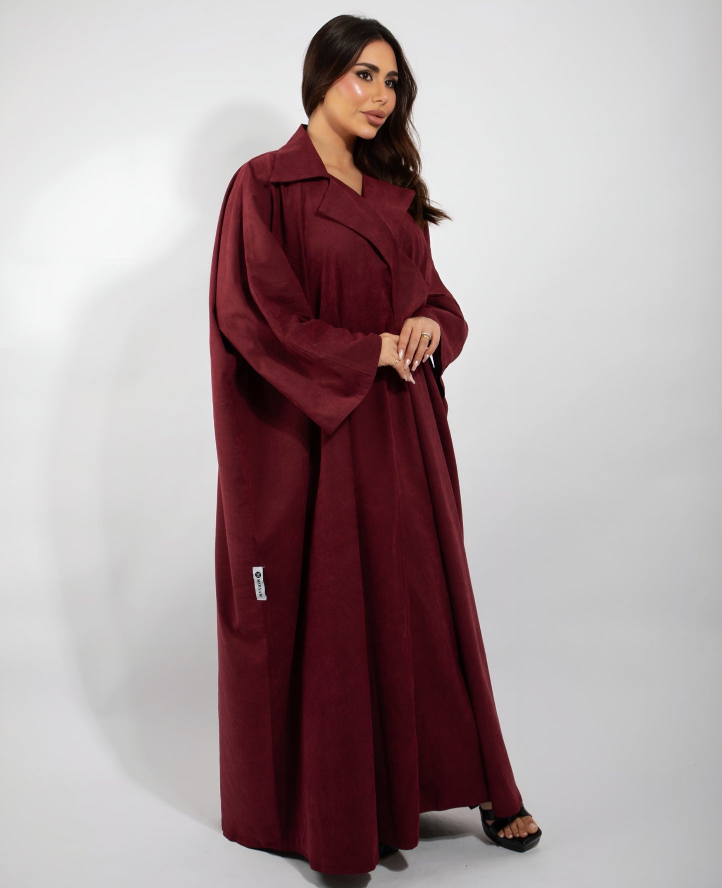 Abaya Shamwa maroon - 1