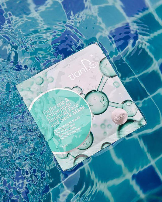 Fullerene And Polipeptide Renewal Face And Neck Mask