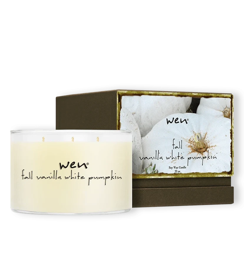  Wen® BY CHAZ DEAN - Fall Vanilla White Pumpkin Deluxe Candle - 1