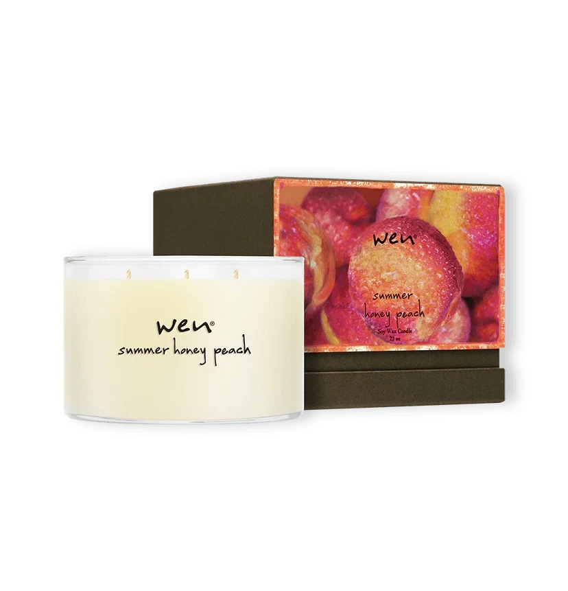 Wen® BY CHAZ DEAN - Summer Honey Peach Deluxe 3-Wick Candle - 1