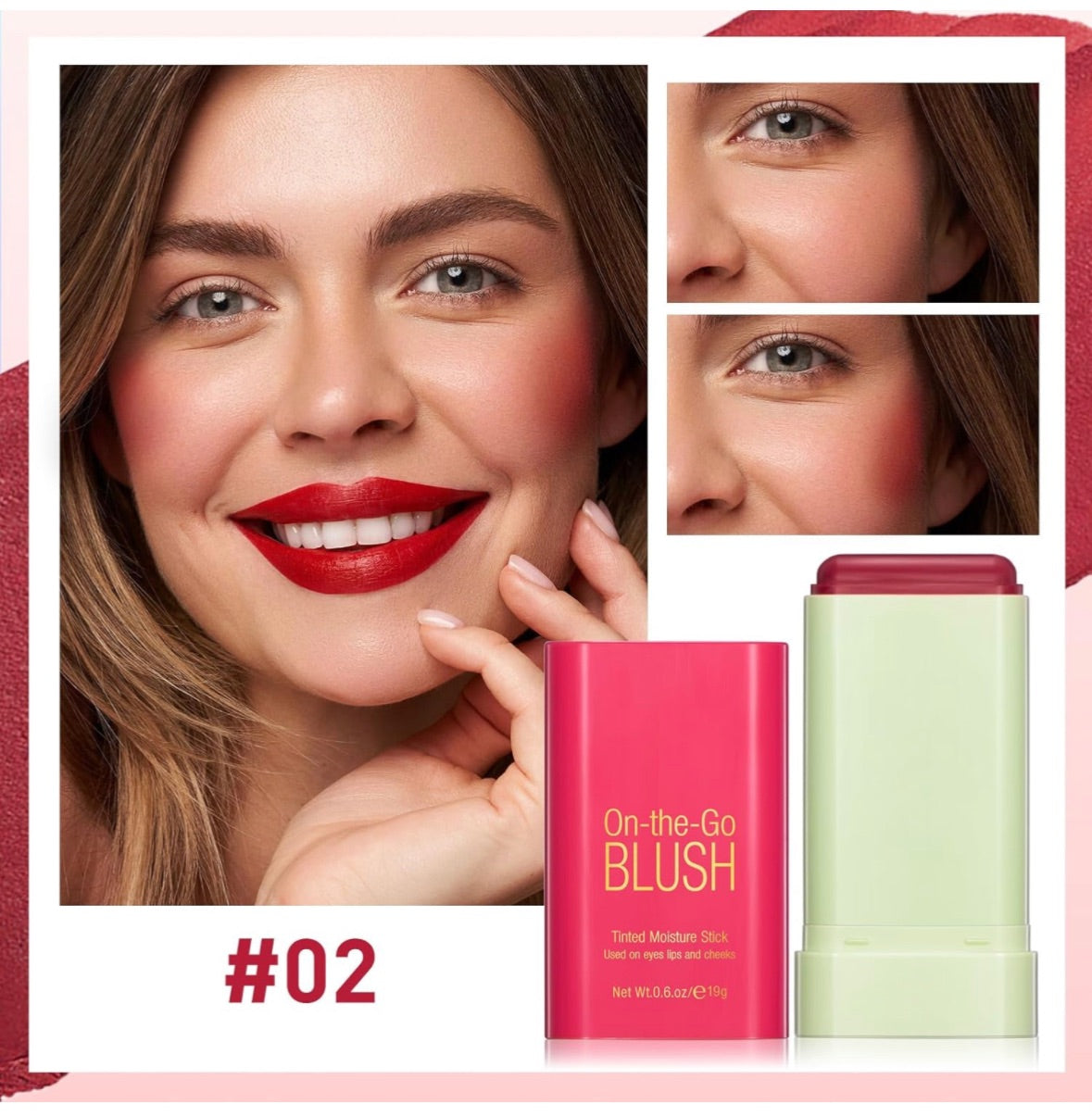 Ibcccndc stick blush ( Hot red ) - 2