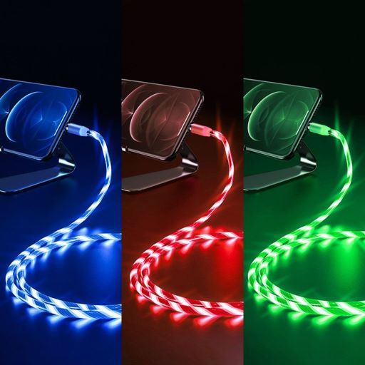 LED Luminous Fashion Fast Charging Cable - 1