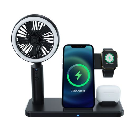 Multi function 5 in 1 Wireless Charger Station - 1