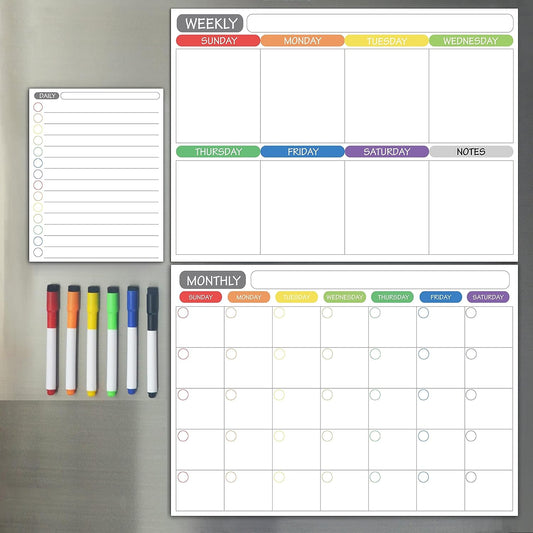 Monthly Dry Erase Magnetic Calendar - 1